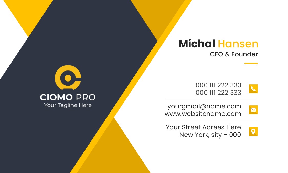 Abishek Visiting Card